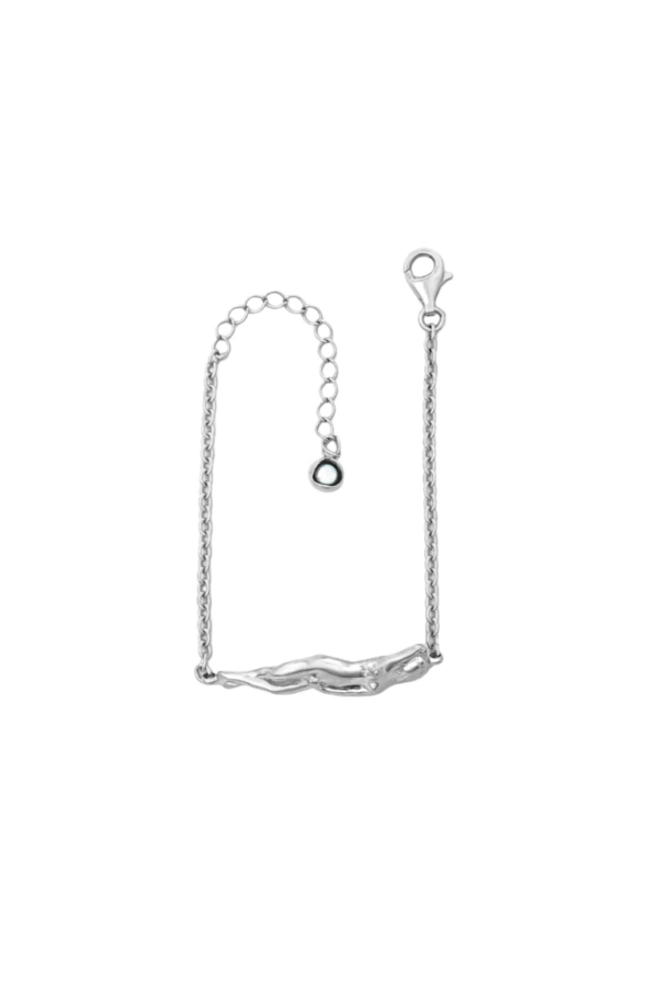 Meg Single Sleeping Venus Bracelet - Silver