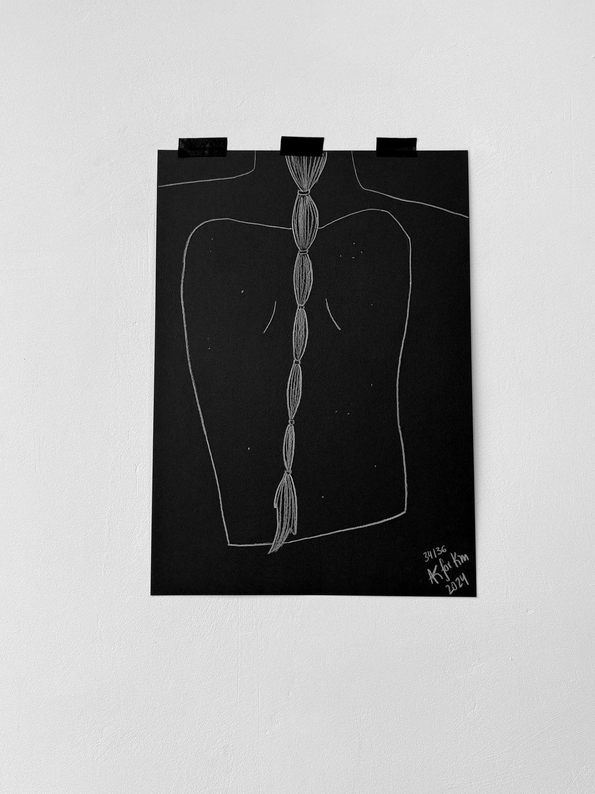 K M by L A N G E Braided Shadow – Series 34/36 Art Print - Image 1 of 3