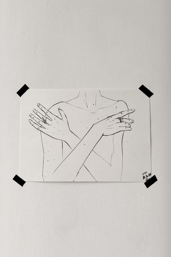 K M by L A N G E Silver Embrace – Series 04/36 Print