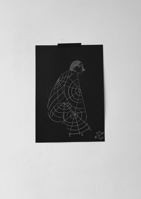 K M by L A N G E Web Whisperer Part 1  Series 22/36 Print