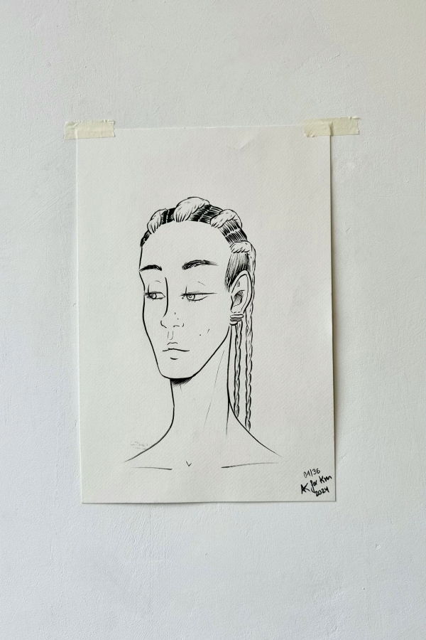 K M by L A N G E Double Embrace – Series 01/36 Art Print