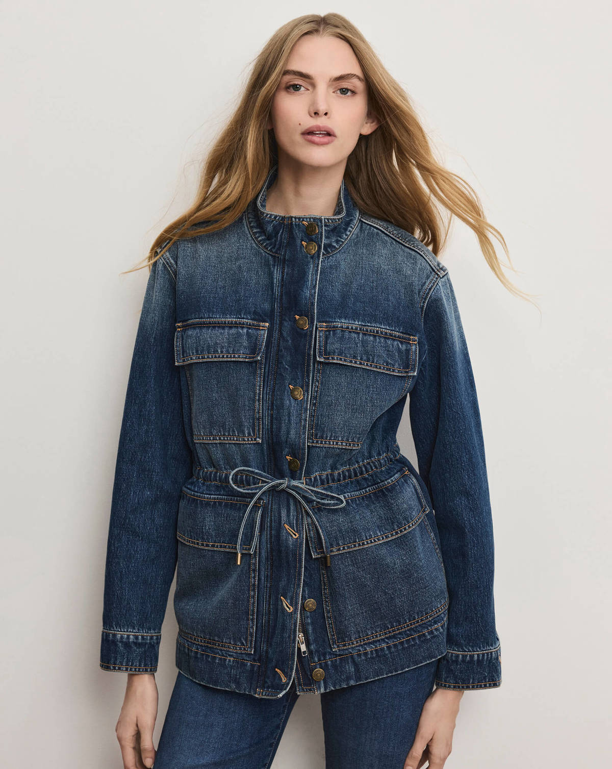 Veronica Beard Truman Denim Jacket - Image 1 of 7