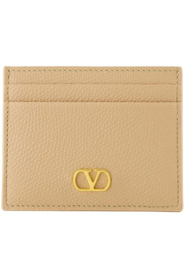 Valentino Garavani Business Card Wallet - Rose Sand
