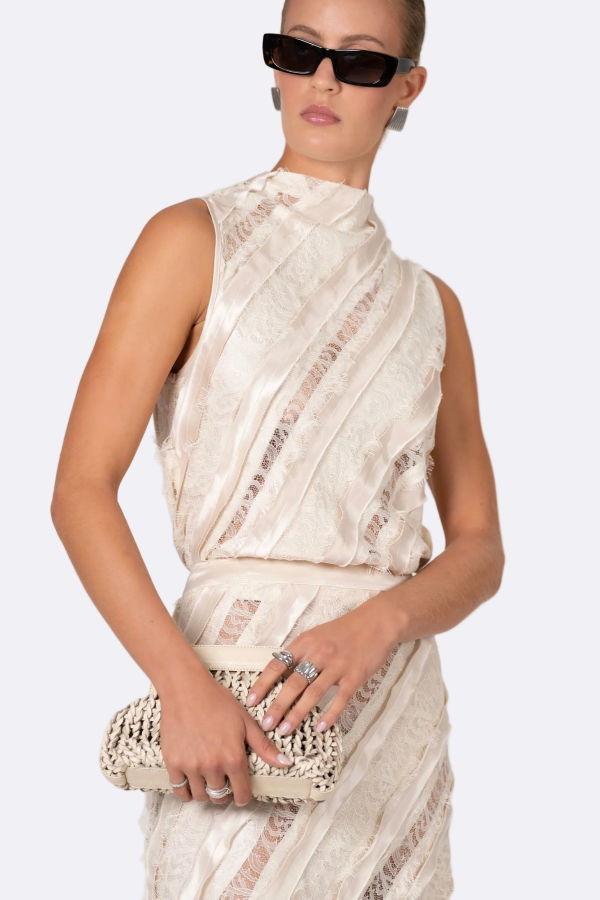 Nonchalant Label Reene Top - Champagne