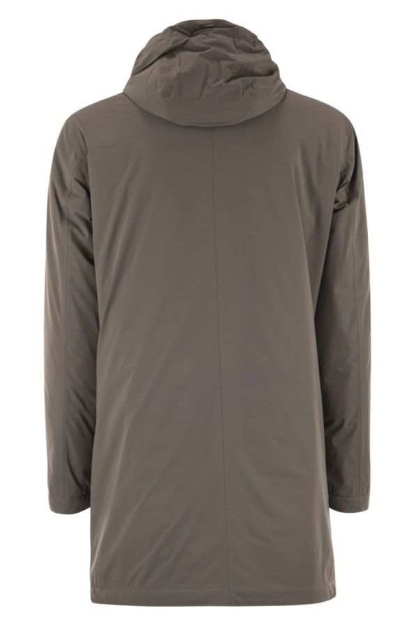 Herno Long Nylon Jacket - Gray