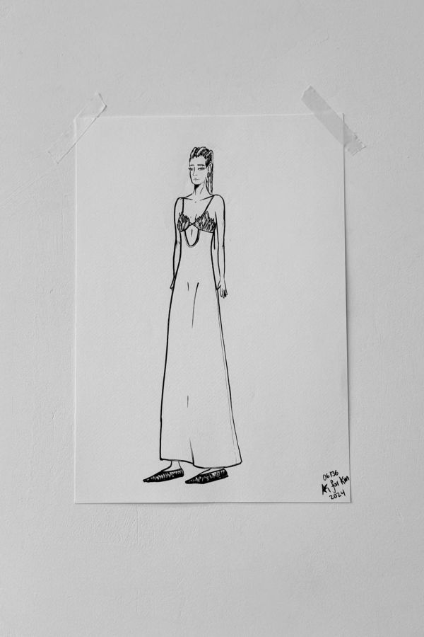 K M by L A N G E Kalyna Motions Series 06/36 Art Print - White