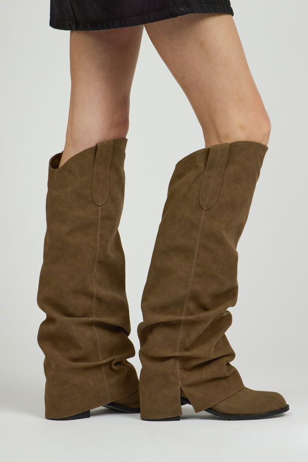 NKC Marfa Suede Knee Boots