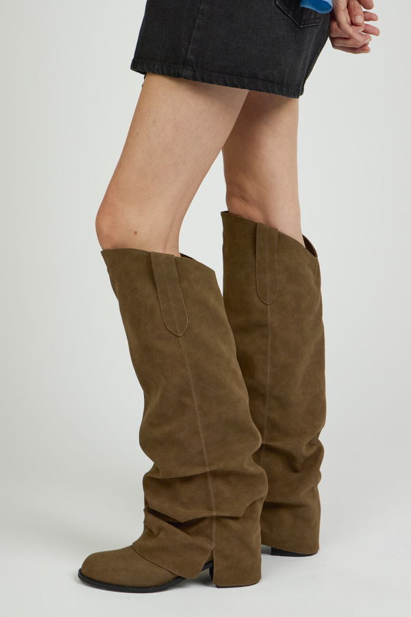 NKC Marfa Suede Knee Boots