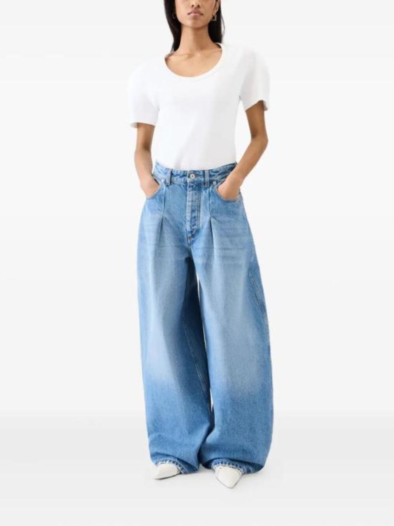 Jacquemus Denim Pants - Blue Tabac