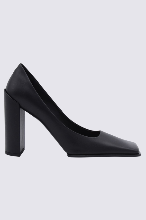 Alaia Black Leather Pumps - Black