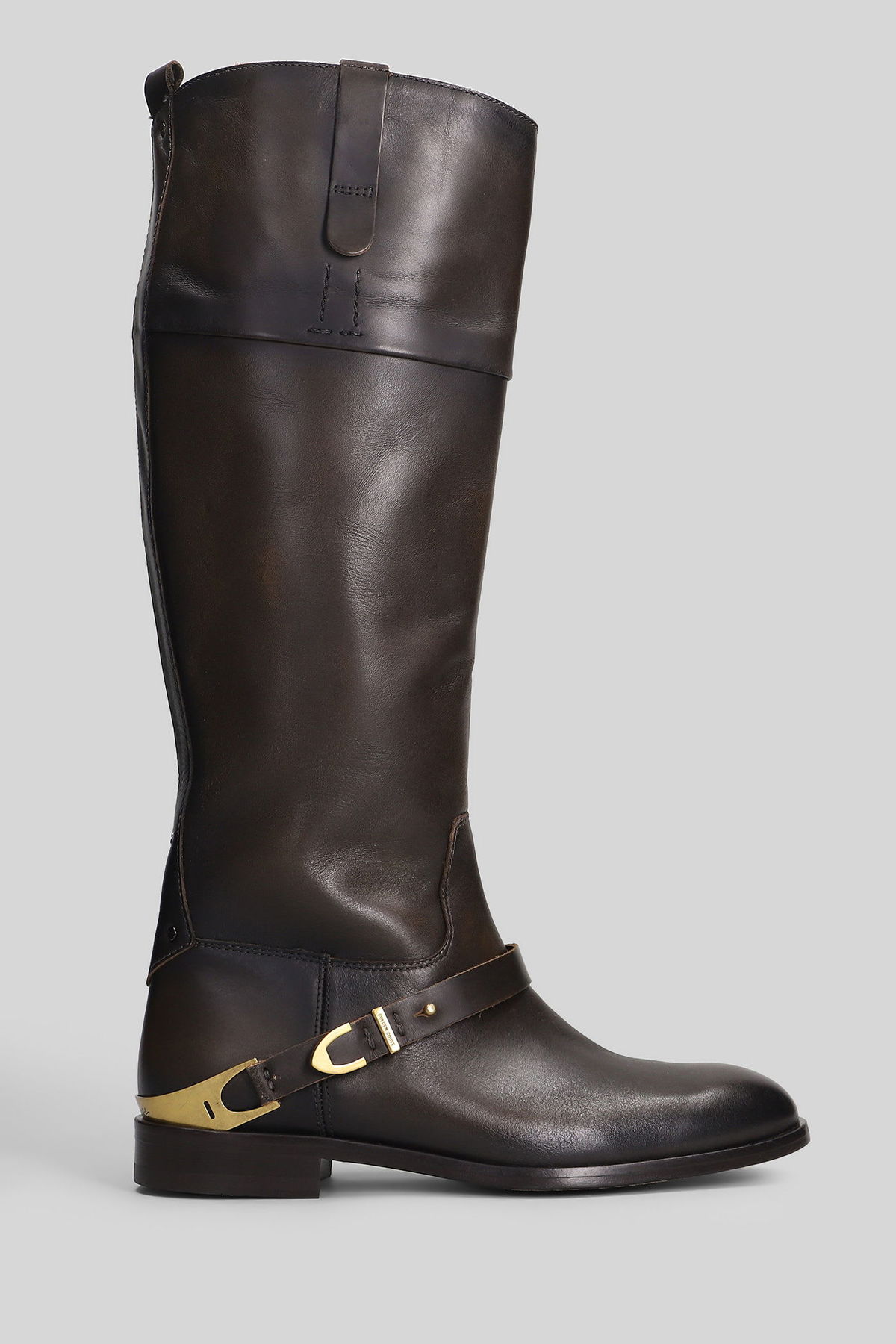 Golden Goose Charlie Low Heel Boots - Brown - Image 1 of 5