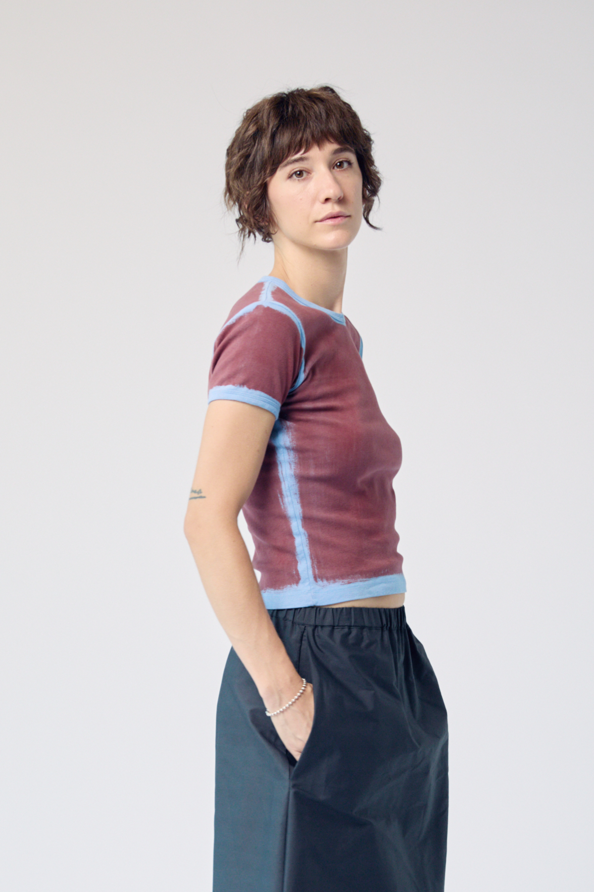 MAISON MARKOSIAN Limewash Baby Tee - Image 2 of 6