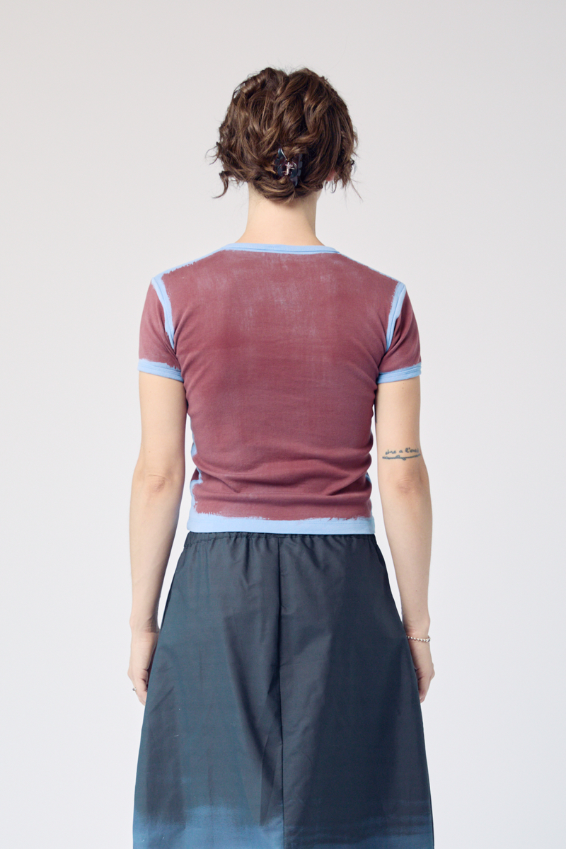 MAISON MARKOSIAN Limewash Baby Tee