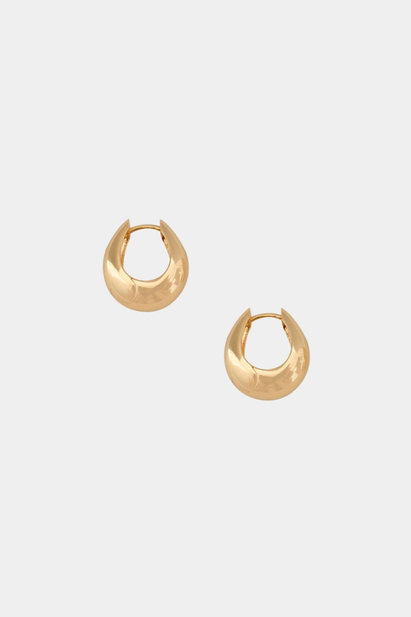 Kara Yoo Hazel Hoops Gold Plated Earrings