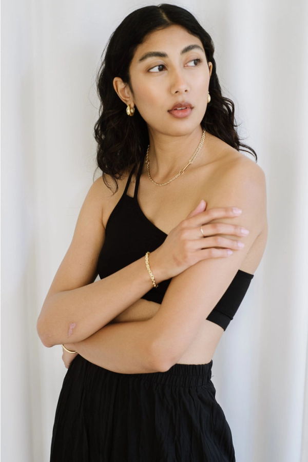 Kara Yoo Hazel Hoops Gold Plated Earrings