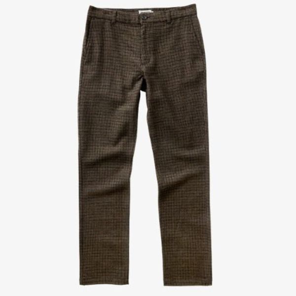 Taylor Stitch Carmel Pant - Timber Guncheck Italian Wool