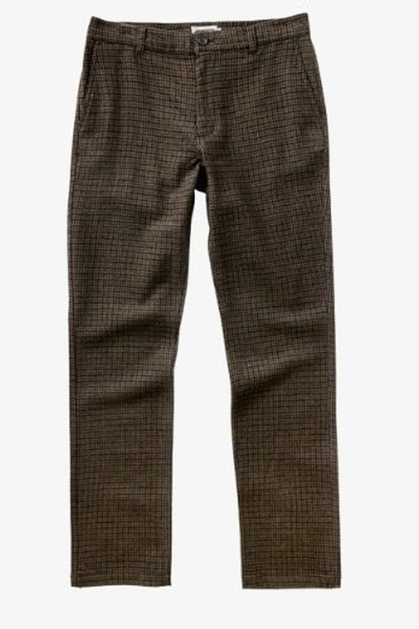 Taylor Stitch Carmel Pant - Timber Guncheck Italian Wool
