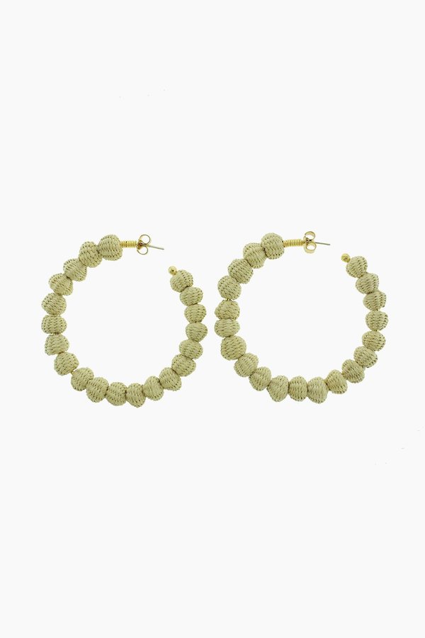 Mercedes Salazar Iraca Blanquita Earrings - Natural Mercedes Salazar Iraca Blanquita Earrings - Natural