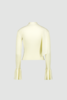SAEMDI Sunny Scarf Top - Pale Yellow - Thumbnail 5