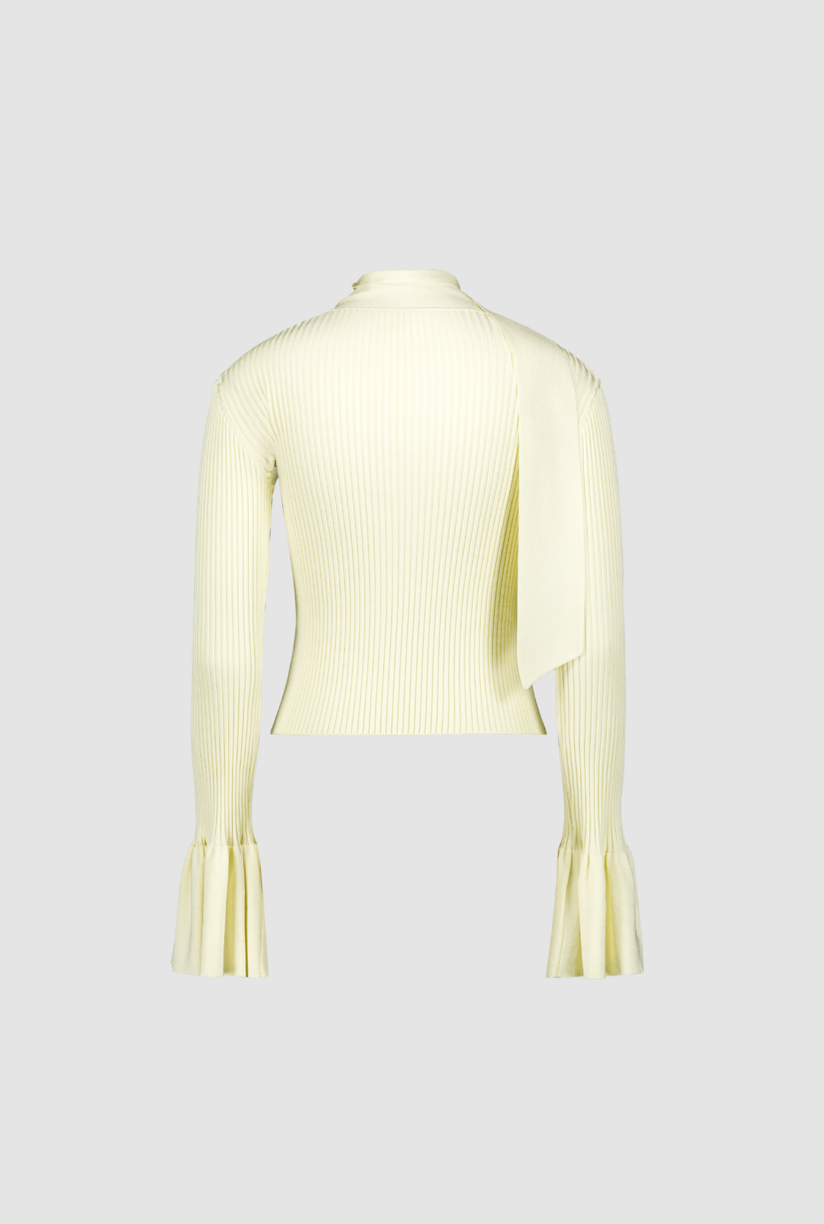 SAEMDI Sunny Scarf Top - Pale Yellow - Image 5 of 5
