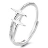 Perimade & Co. LLC Dainty Star Stacking Band Ring - Silver - Thumbnail 5