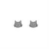 Perimade & Co. Mini Opal Cat Stud Earrings - Thumbnail 2