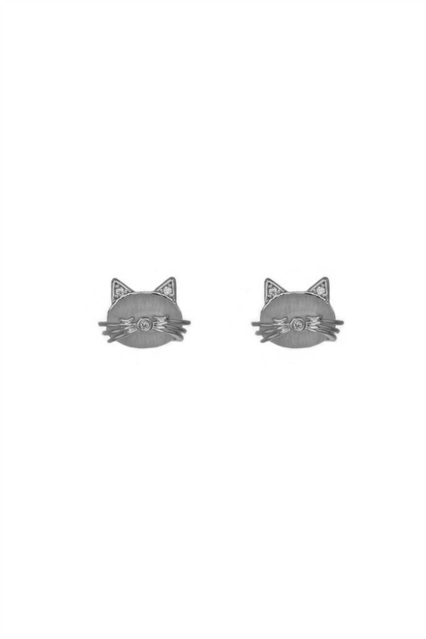 Perimade & Co. Mini Opal Cat Stud Earrings
