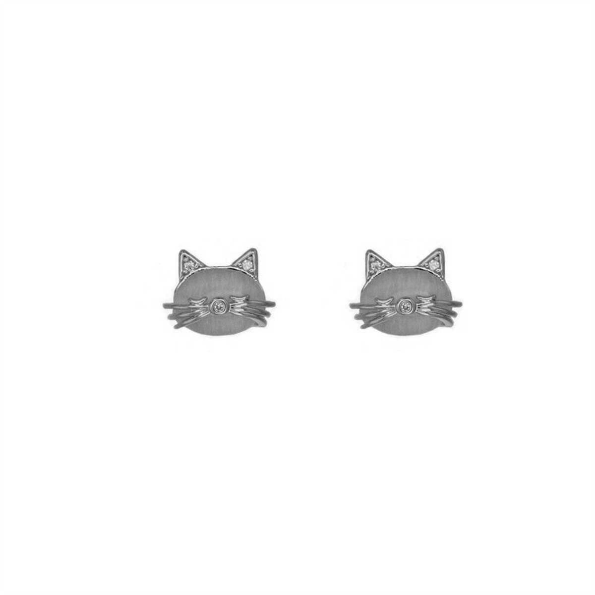 Perimade & Co. Mini Opal Cat Stud Earrings - Image 2 of 6