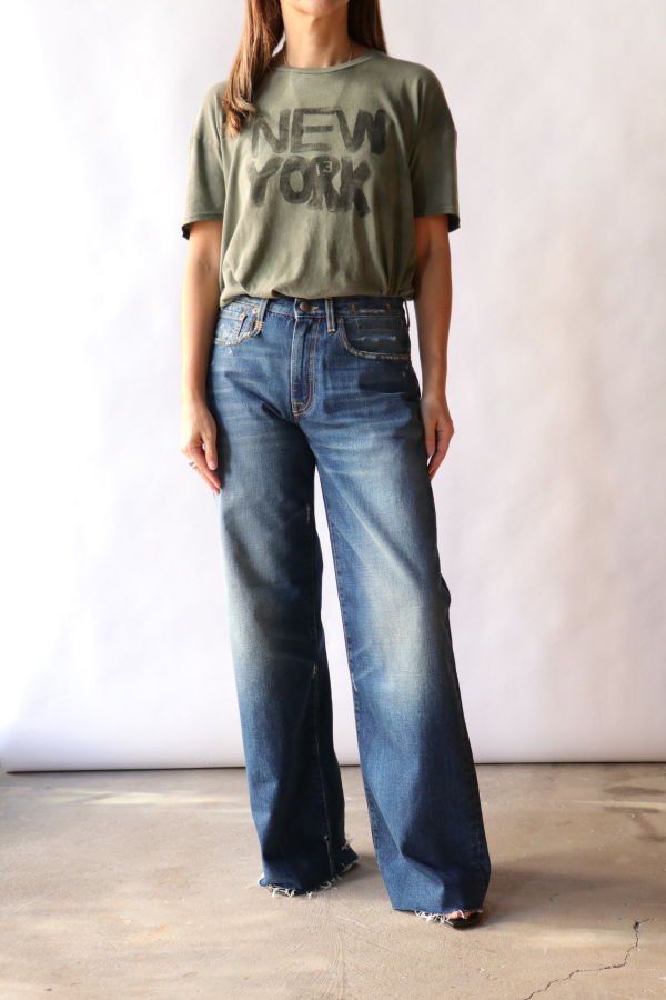 R13 Darcy Loose Jean Jeans - Oasis Blue