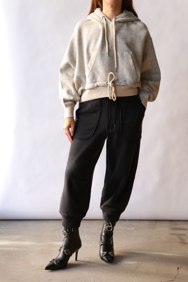 WE ARE ICONIC R13 Deconstructed Cropped Sweatpants