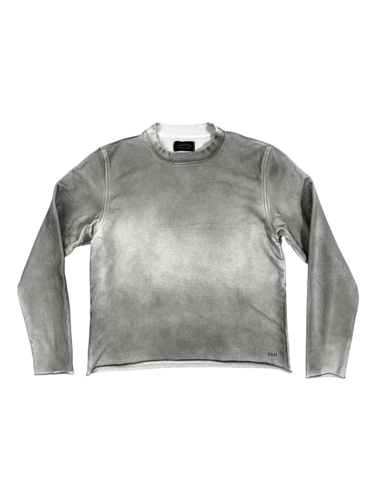SCHAEFFER'S GARMENT HOTEL Raw Edge Crewneck Sweatshirt - Image 1 of 3