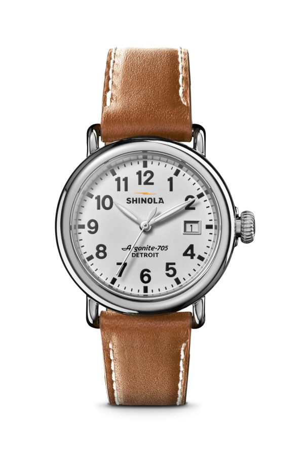 Shinola Runwell 36mm Watch - Tan