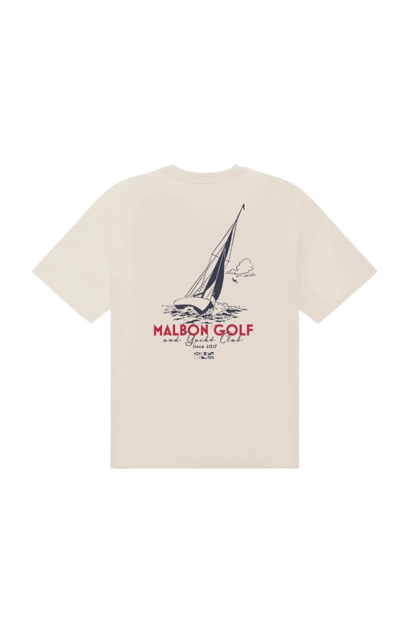 MALBON GOLF Vista Keel Tee - Tofu