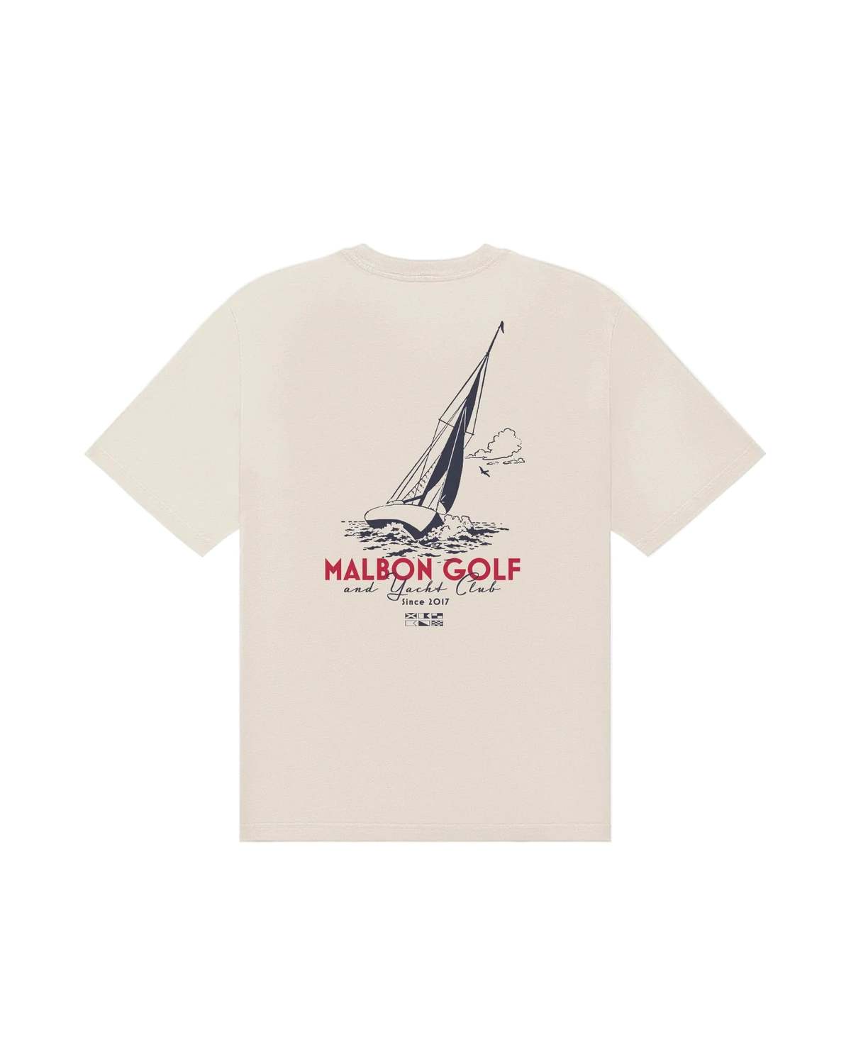MALBON GOLF Vista Keel Tee - Tofu - Image 2 of 2