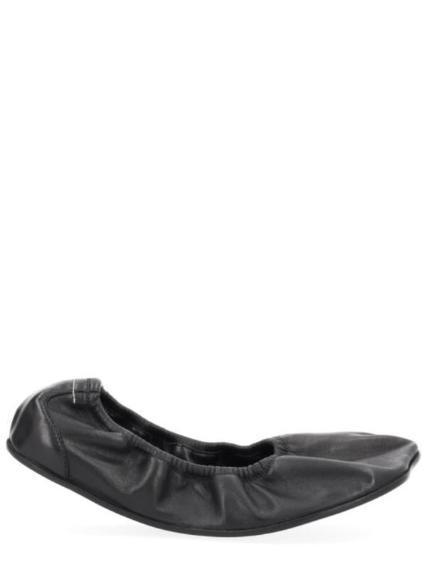 MM6 Maison Margiela S59WZ0105P7557T8013 Flat Shoes - Black