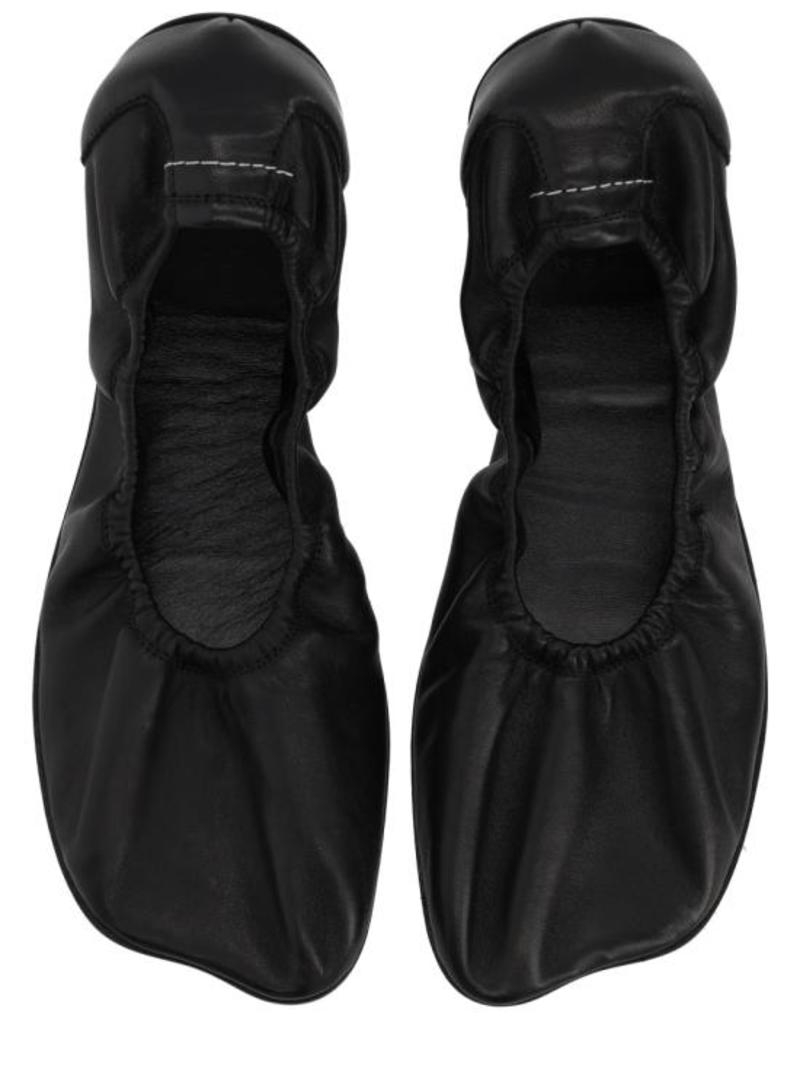 MM6 Maison Margiela S59WZ0105P7557T8013 Flat Shoes - Black