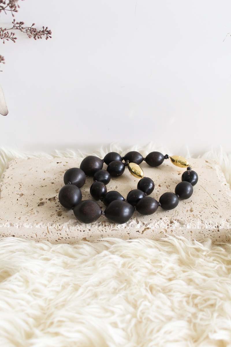 soeur Zamia Necklace - Brown
