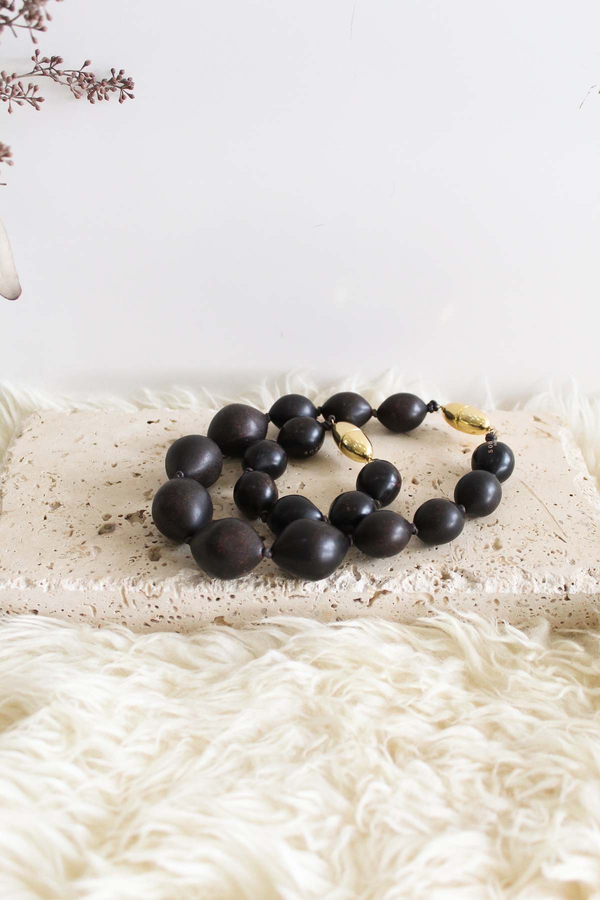 soeur Zamia Necklace - Brown - Image 3 of 4