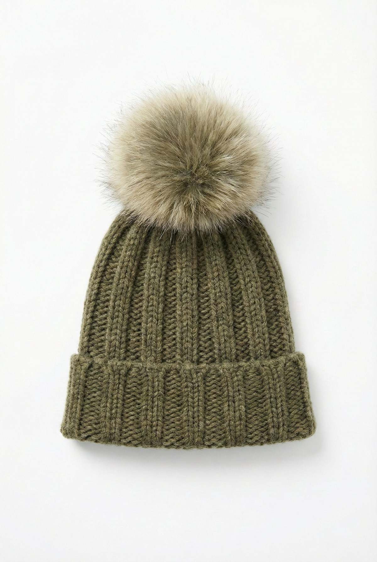 Inverni Raccoon Beanie - Army - Image 1 of 1