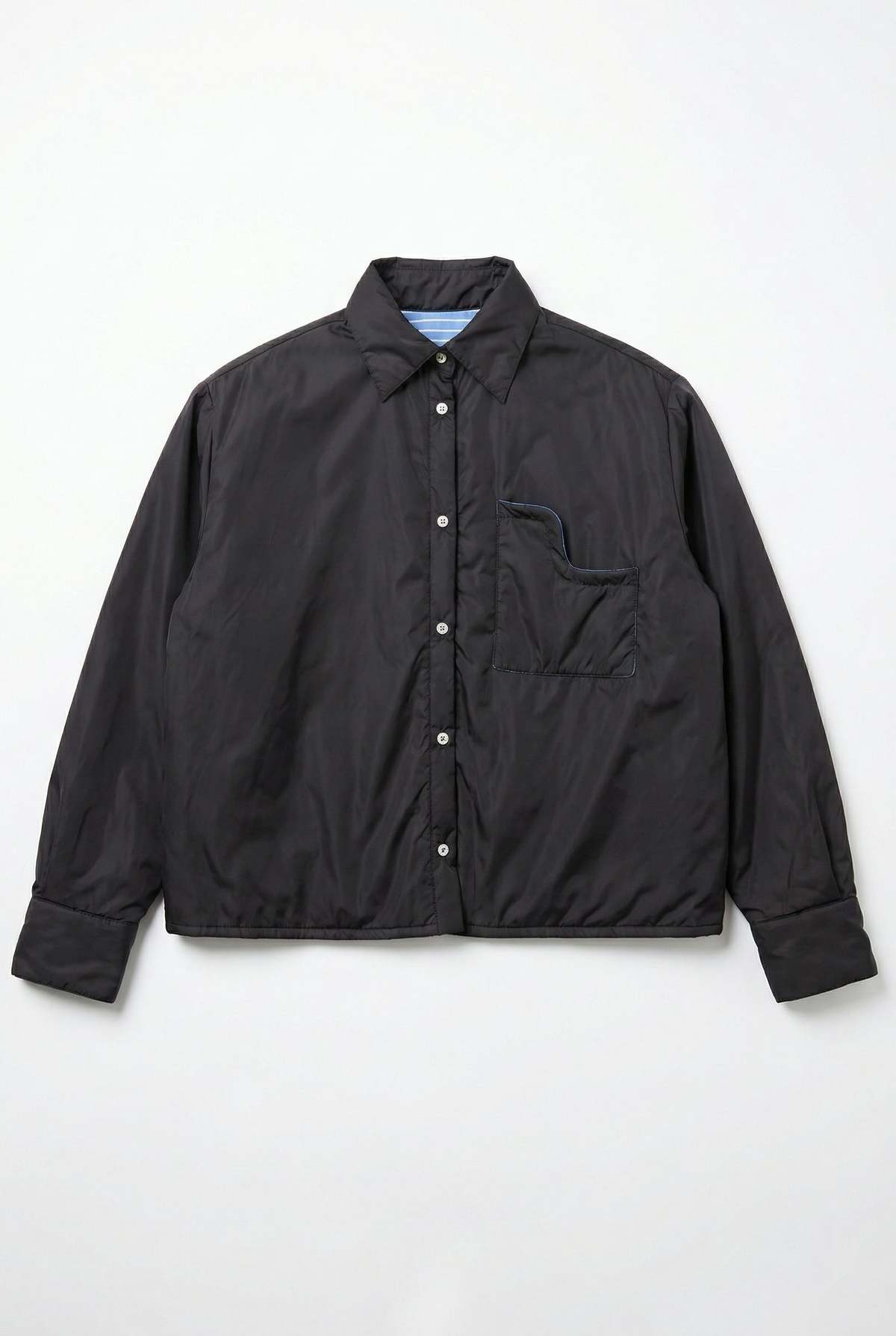 CUANTICO Soho Padded Shirt - Black - Image 1 of 1