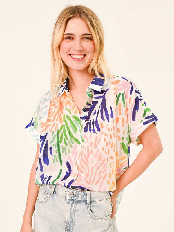 SACRECOEUR Louisa Tropical Shirt - Aserri Multi