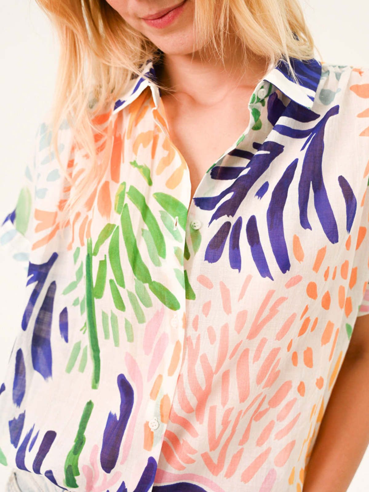 SACRECOEUR Louisa Tropical Shirt - Aserri Multi - Image 2 of 3