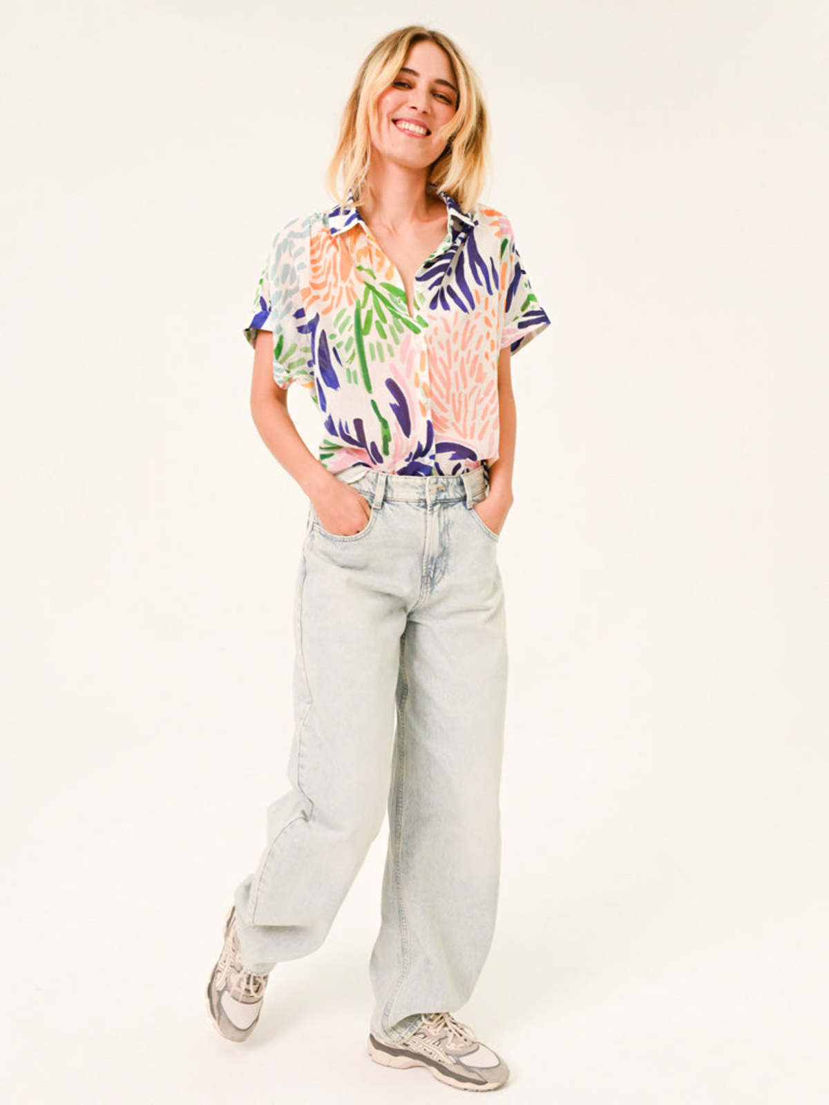 SACRECOEUR Louisa Tropical Shirt - Aserri Multi - Image 3 of 3