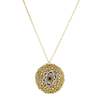 Madison Beverly Hills Gold Mandala Necklace - Gold - Thumbnail 1