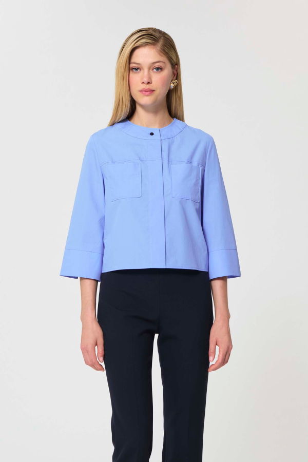 Tara Jarmon Clo Shirt - Sky Blue