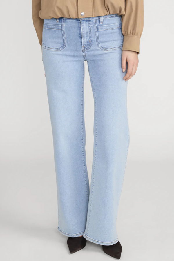Frame Le Slim Palazzo Modernist Pocket Jeans - Tribute