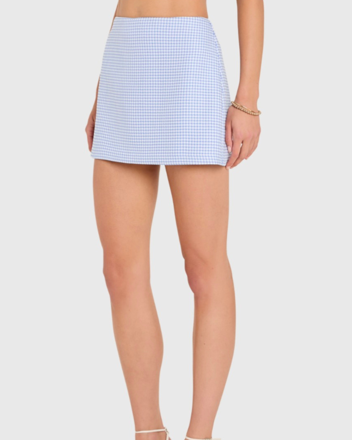 Amanda Uprichard Miles Skort - Atlantic/Ivory - Image 4 of 5