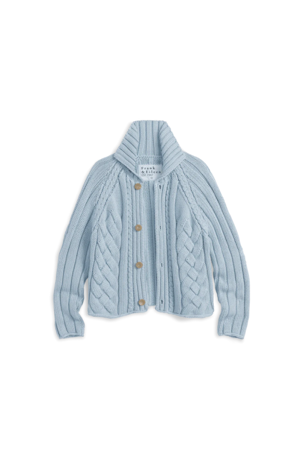 Frank & Eileen Mini Cotswolds Cardigan - Ice