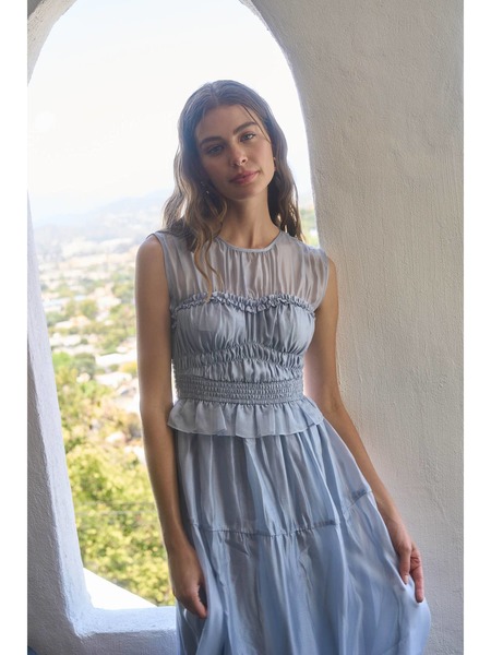 ariana floral midi dress z supply Alyse Darya Floral Maxi Dress