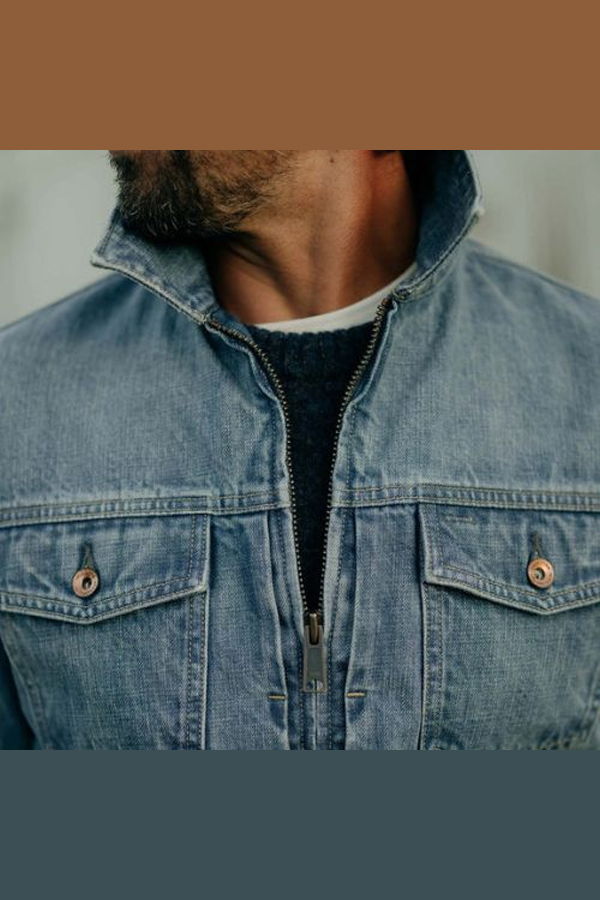 Taylor Stitch Roper Jacket in Vintage Wash Organic Selvedge